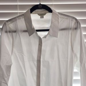 Garnet Hill white blouse
